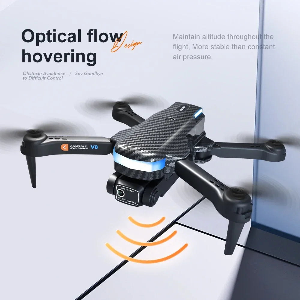 8K Camera Drone with Obstacle Avoidance - Foldable GPS Quadcopter Tidesmit
