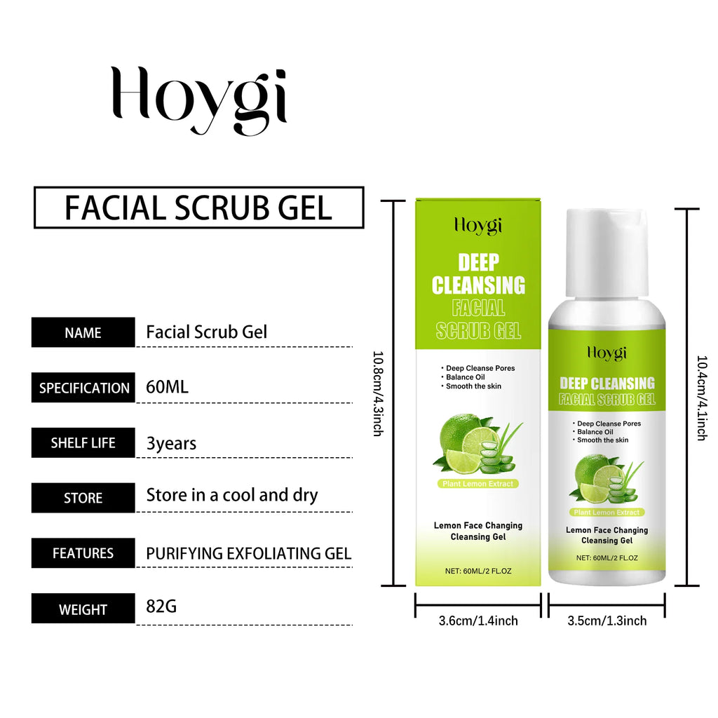 Facial Exfoliating Gel | Hydrating Pore Refining Treatment by Tidesmit Scrubs Treatments Tidesmit