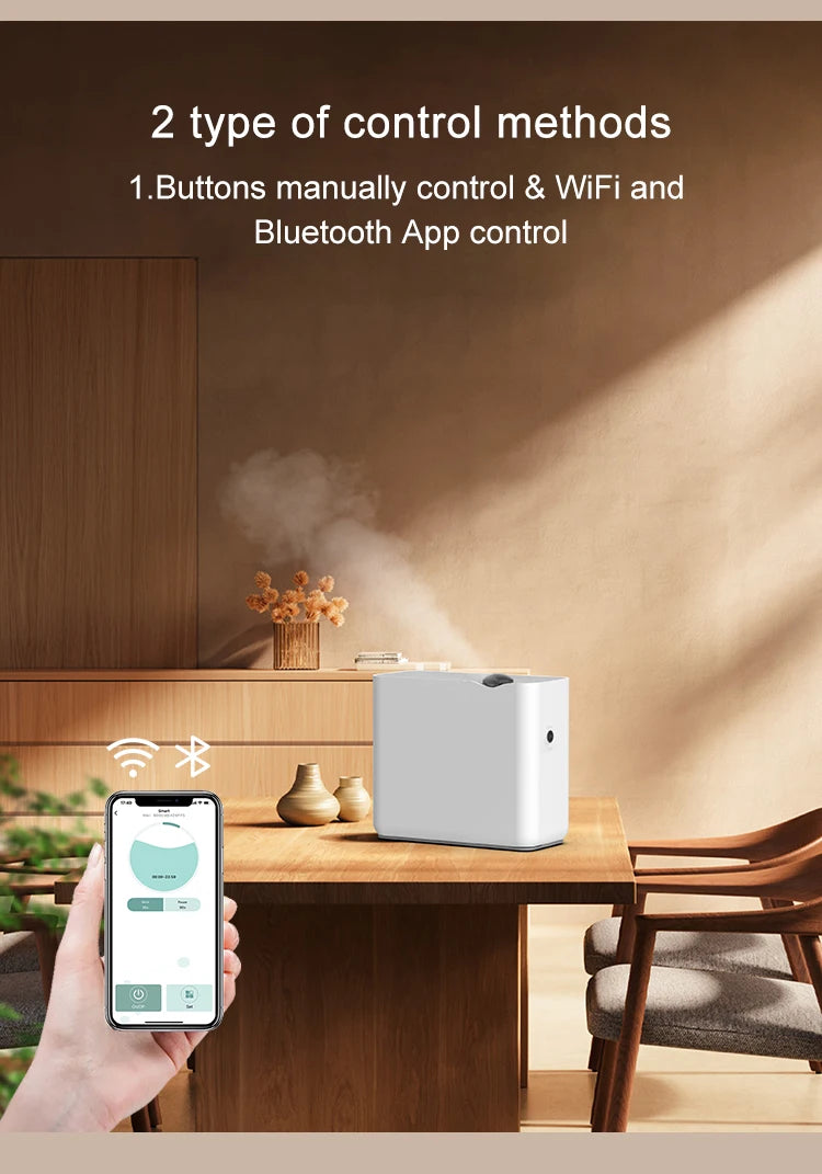 NAMSTE 3500m³ Smart Scent Air Machine for Hotel Large Waterless Room Fragrance Diffuser WIFI Control Electric Smell for Home