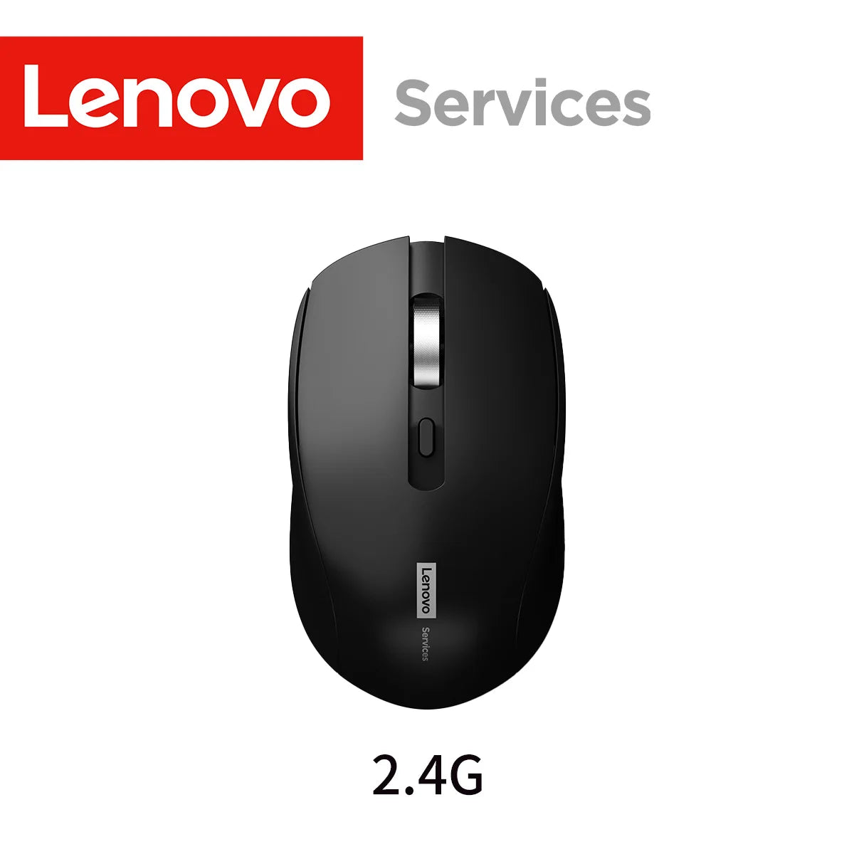 Lenovo Wireless Ergonomic Computer Mouse Noise-Reduction Silent Click High-Precision Wheel Lightweight Portable Design Mouse