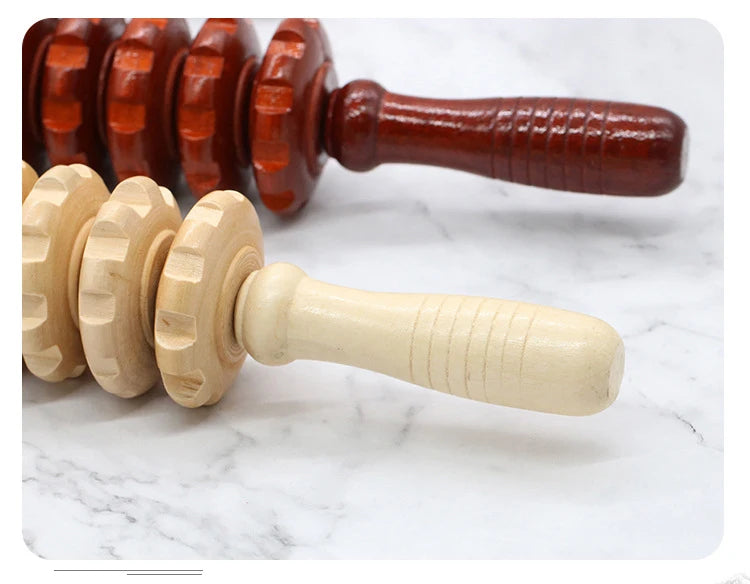 Wood Therapy Massage Roller for Body Contouring and Cellulite Reduction Body Shaping Massage Equipment Tidesmit