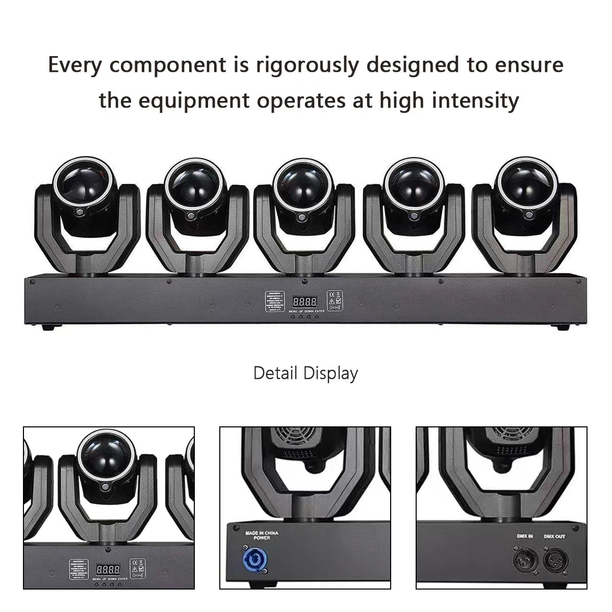 180W LED Moving Head Beam Lights RGBW 4IN1 With DMX512 Multicolor Stage Professional Lighting for DJ Disco Bar Party