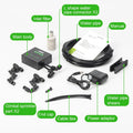 Water Plant Aquarium Rainforest Fish Tank Plant Timing Sprayer Reptile Humidification Intelligent Sprayer System Kit EU