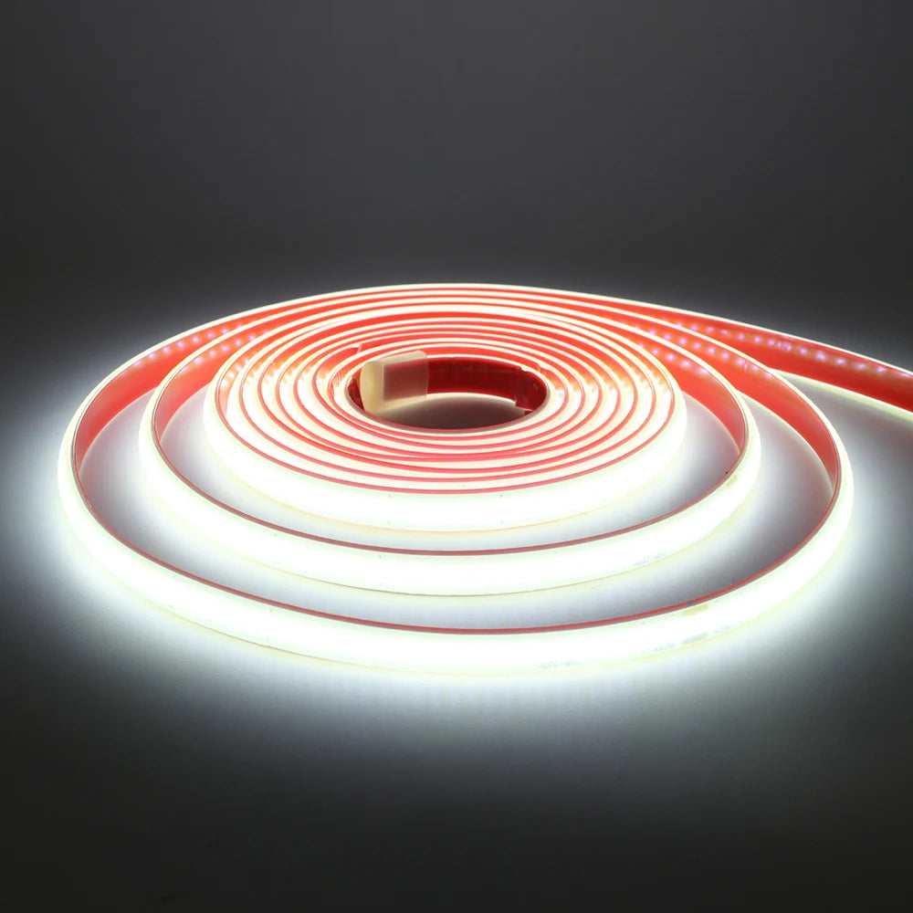 220V Dimmable COB LED Strip Light WIFI Bluetooth Wall Touch 23key Remote Control Power Kit 288LEDs/M Waterproof Flexible Lamp