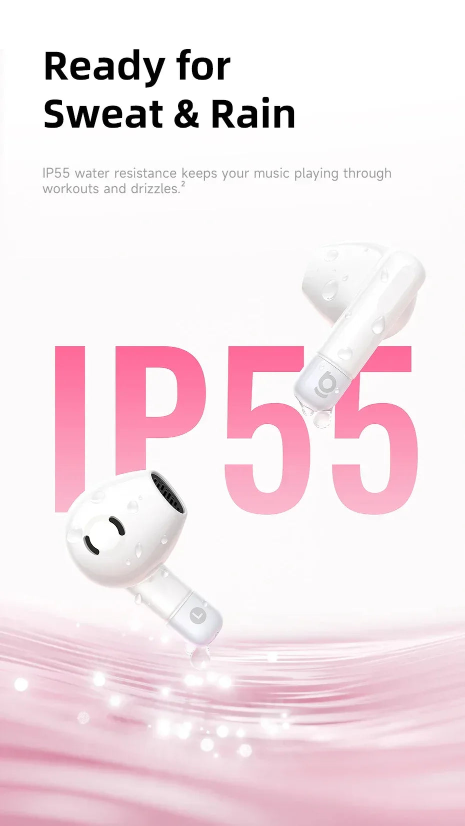 Wireless Earbuds Bluetooth 5.3 with AI ENC & 40H Battery | Tidesmit Tidesmit