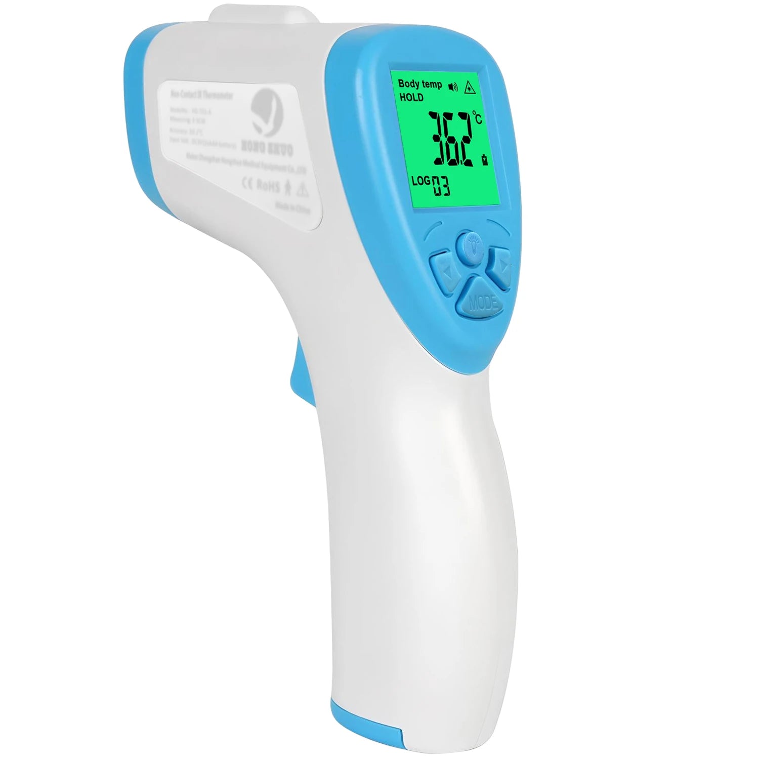 Non-Contact & Ear Dual-Mode Infrared Thermometer -Digital LCD Fever Detector for Infant Adult Kids,Fast Measurement Thermometer