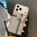 Diamond Bow Phone Case for iPhone 17 Pro Max - Shock-Absorbing Pink Case only Case A Tidesmit