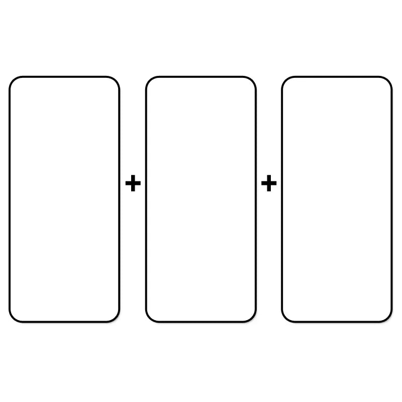 Oppo Reno14 Pro Screen Protector - 9H Tempered Glass Anti-Scratch Film Only 3 Front Glass Tidesmit