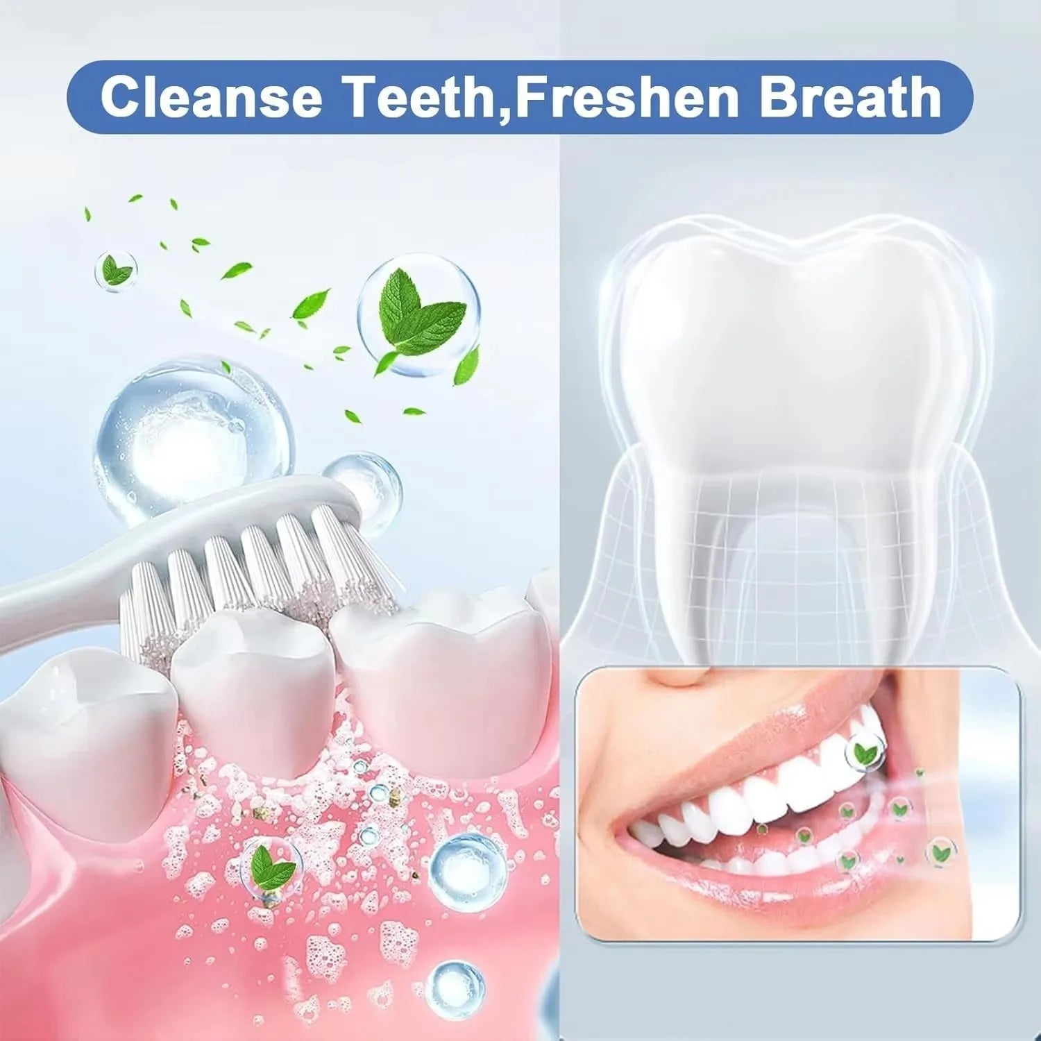Tidesmit whitening toothpaste for gum health, plaque removal, and deep cleaning for a brighter smile.