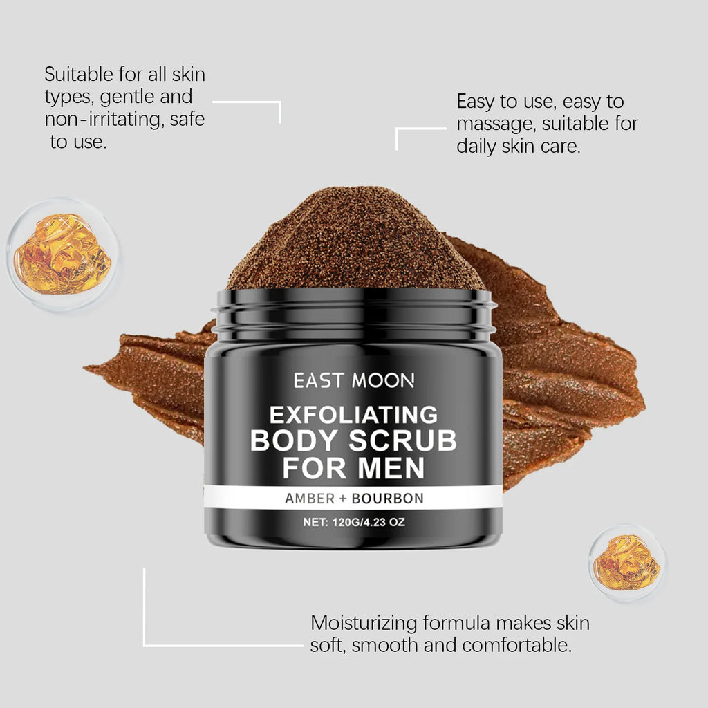 Sandalwood Body Scrub: Deep Moisturizing Exfoliant, 120g Scrubs Treatments Tidesmit
