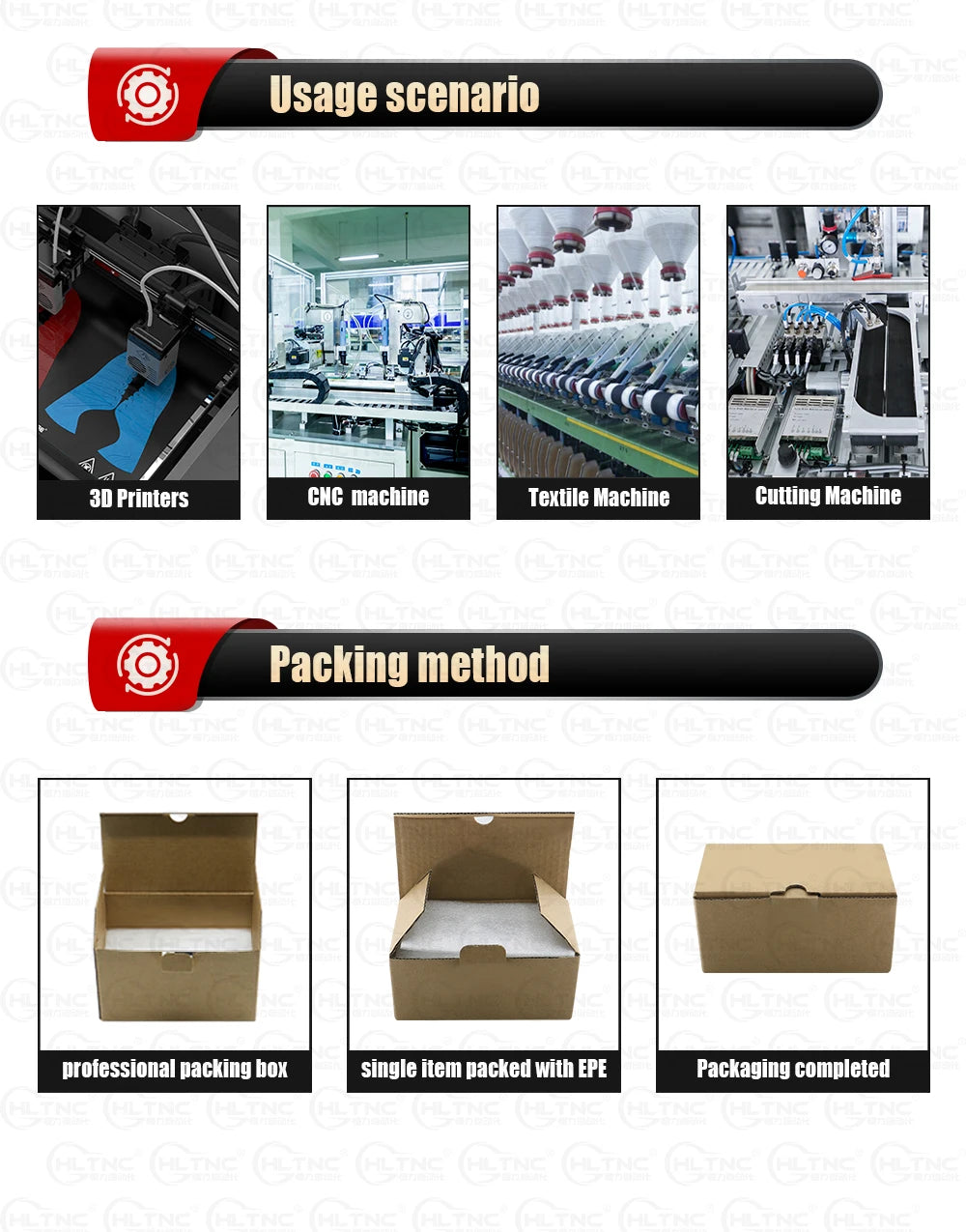 Sliding Table Stage Linear Module With 100mm to 850mm Effective Moving Length + HGR20 Guide Rails + 1605 1610 Ballscrew For CNC