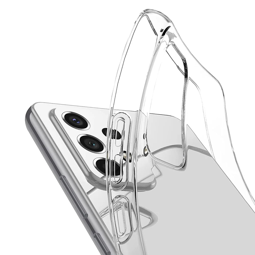 Clear Samsung Galaxy Phone Case - Slim Fit Shock-Absorbing Cover Tidesmit