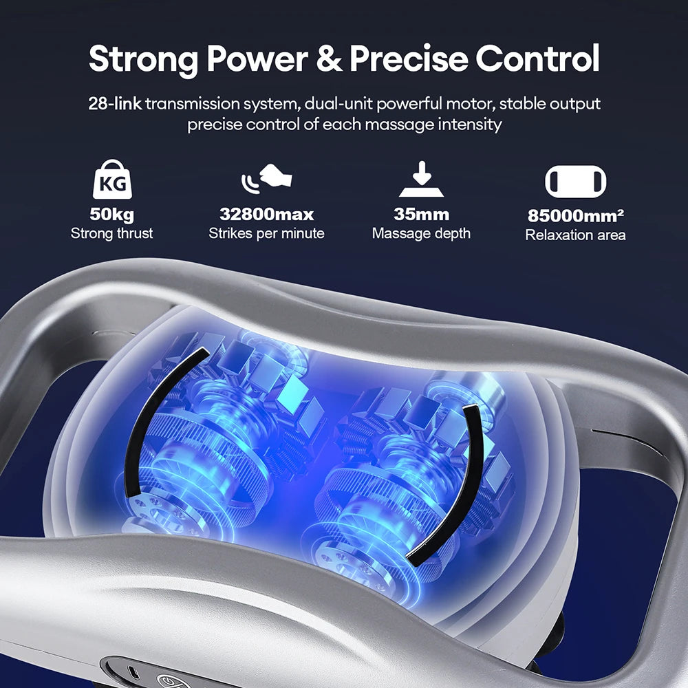 Deep Tissue Massage Gun - Portable Muscle Recovery Tool by Tidesmit Relaxation Treatment Tidesmit