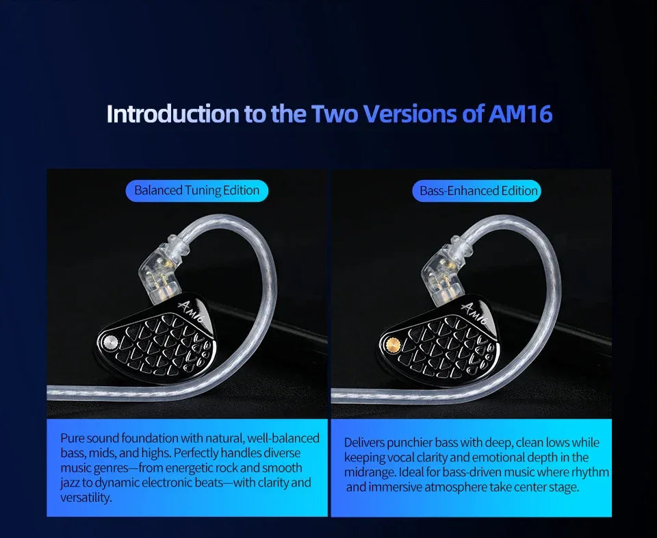 Tidesmit 16BA Driver Wired Earbuds HiFi Bass Noise Isolating Tidesmit