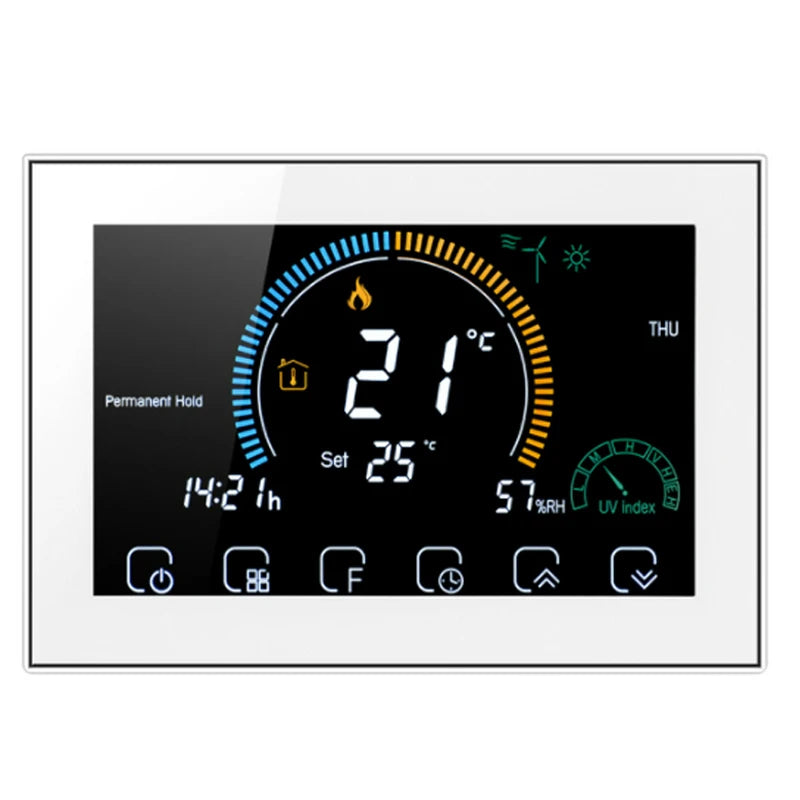 Tidesmit Matter compatible Tuya WiFi smart thermostat for remote control of electric floor heating and boilers