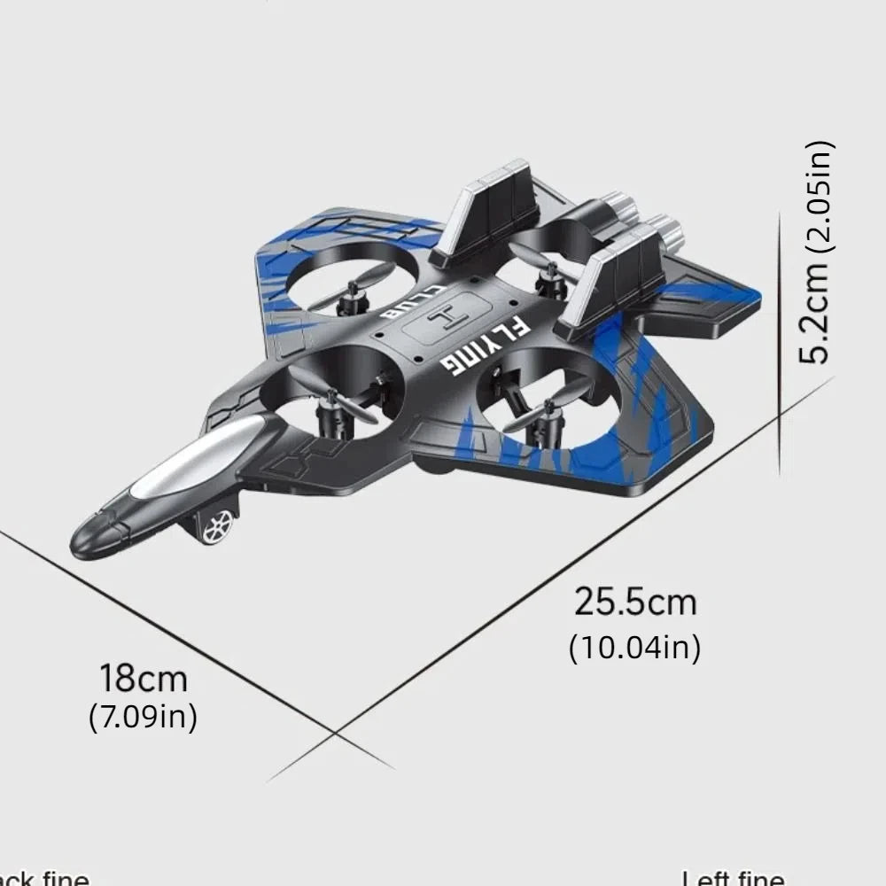 Remote Control Foam Jet Plane - Durable EPP Foam Fighter Toy Tidesmit