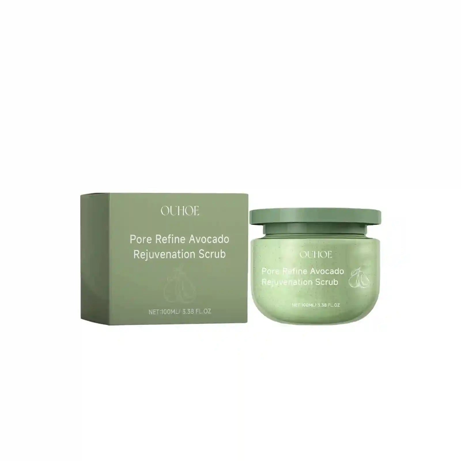 Exfoliating Face Scrub | Natural Deep Pore Cleanser | Tidesmit Scrubs Treatments Avocado Tidesmit