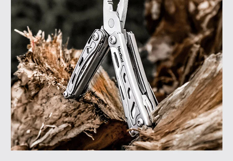 NexTool Keychain Mini Flagship F12 Folding Multi Tool 15 In 1 Screwdriver Pliers File Ruler Bottle Opener Scissors EDC Hand Tool