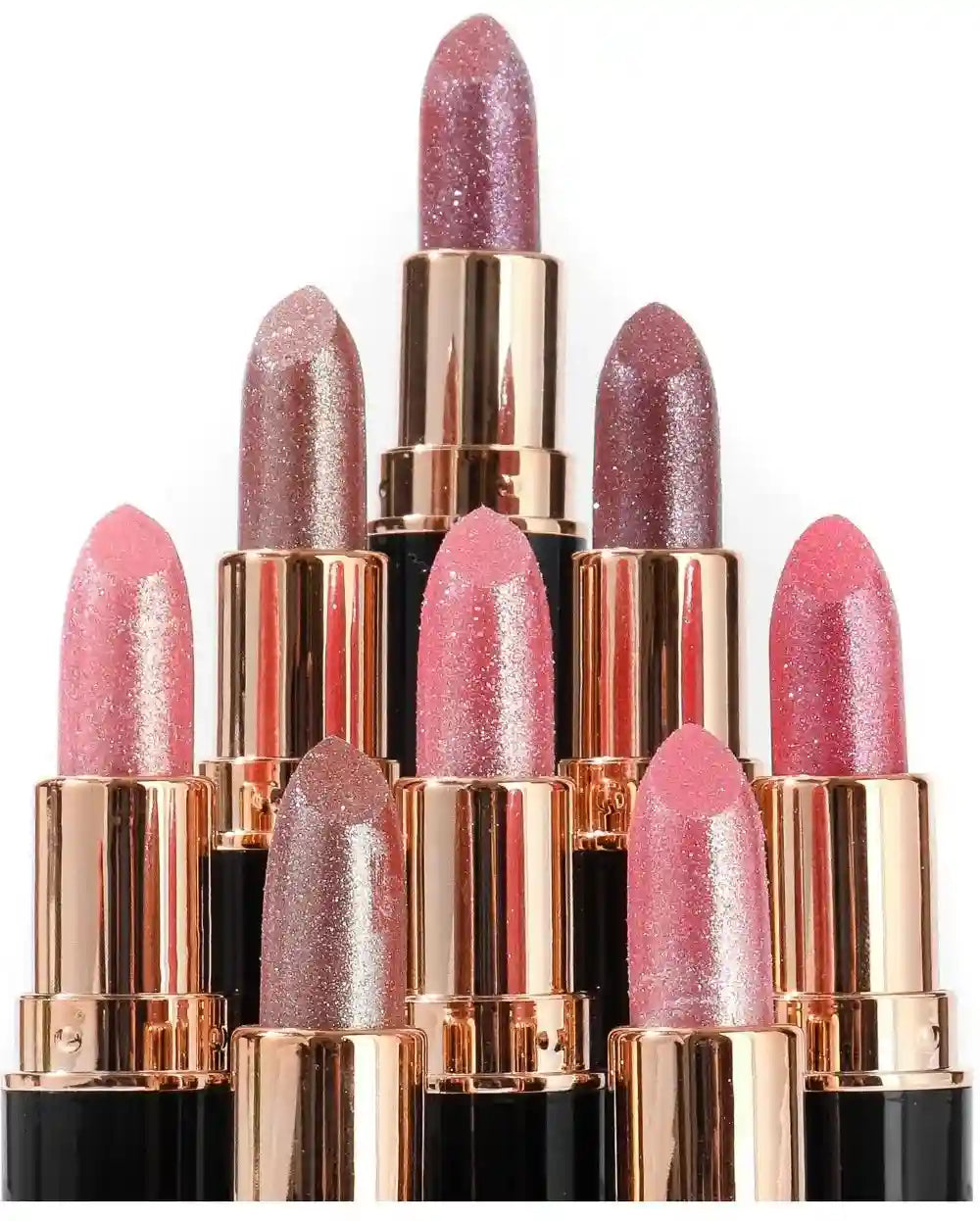Metallic Glitter Waterproof Lipstick - Long-Lasting Shimmer Formula Lip Care Tidesmit