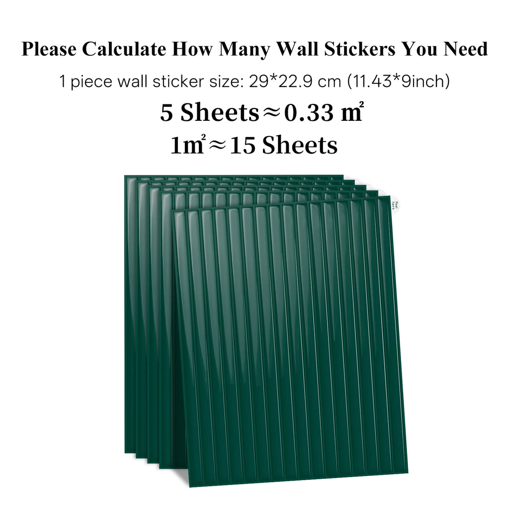 5/10 PCS Peel-and-Stick Wall Tiles Waterproof Anti-oil for Kitchen Backsplash Children's Room Home Decor Trendy Stick-On Tiles