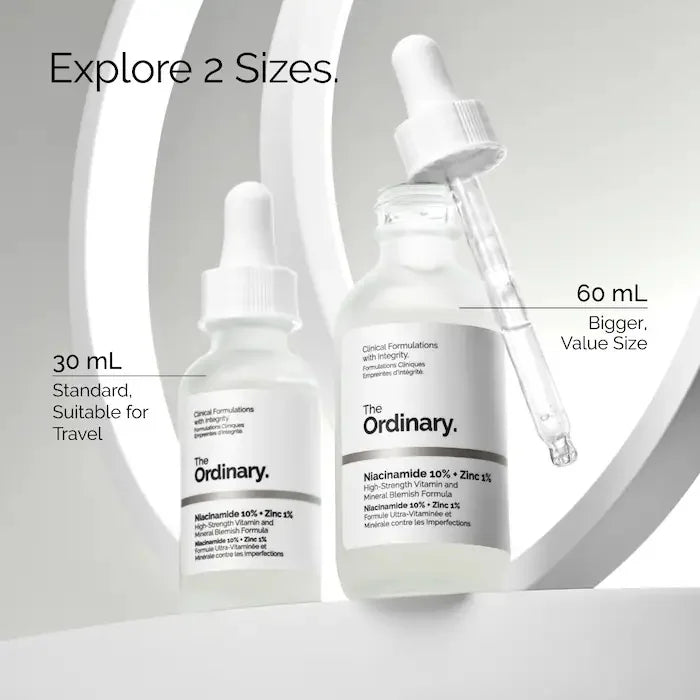 Niacinamide 10% + Zinc 1% Serum 30ml Enhance Skin Brightness Improve Texture Reduce Excess Oil Strengthen Skin Moisture Barrier