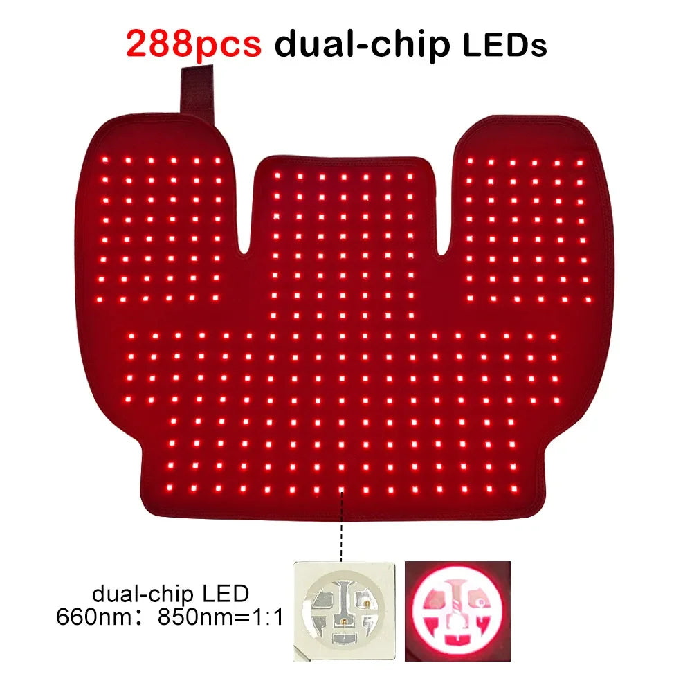 Red Light Therapy Pad for Shoulder and Neck Pain Relief | Tidesmit Massage Chairs 228 Pad Tidesmit
