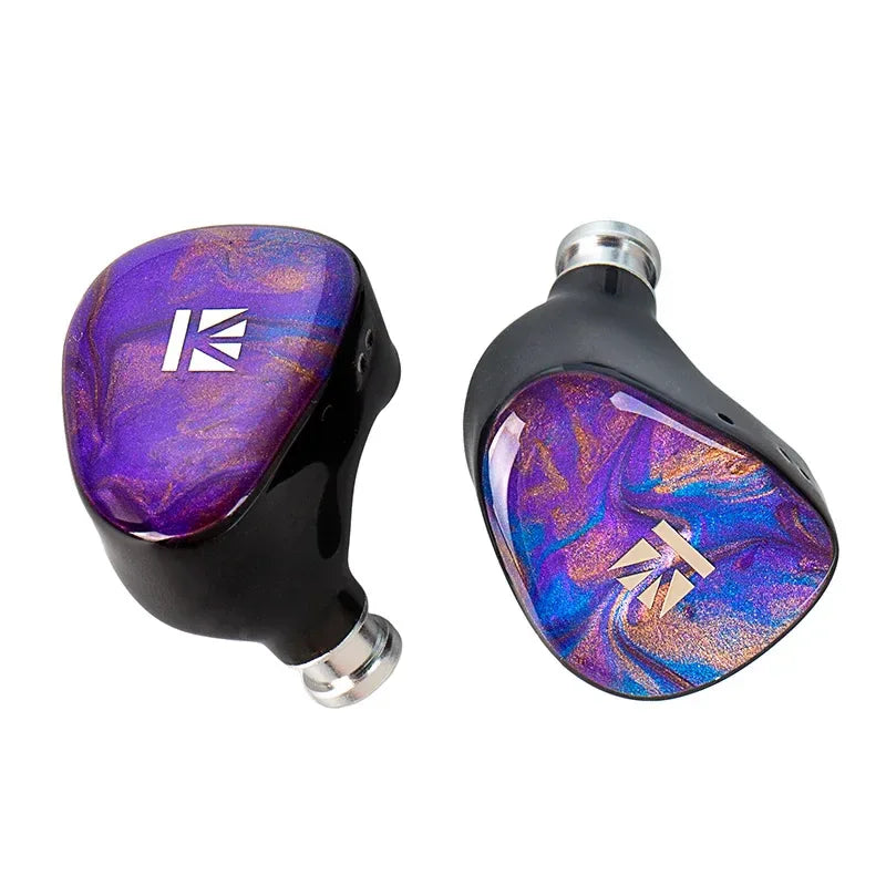 Dual Dynamic Driver Bone Conduction IEM Earphones by Tidesmit purple Tidesmit