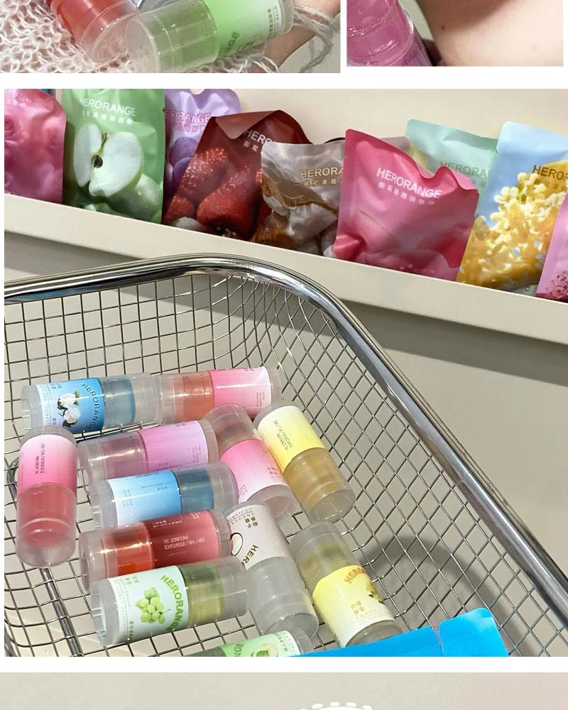 Flower Lip Balm - Moisturizing Tinted Lip Care & Hydrating Treatment Lip Care Tidesmit