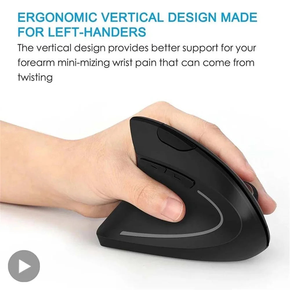 Ergonomic Wireless Dry Battery Mouse 2.4G Right Hand Mouse Distance Transmission Gaming Mouse For Huawei Xiaomi Notebook Macbook