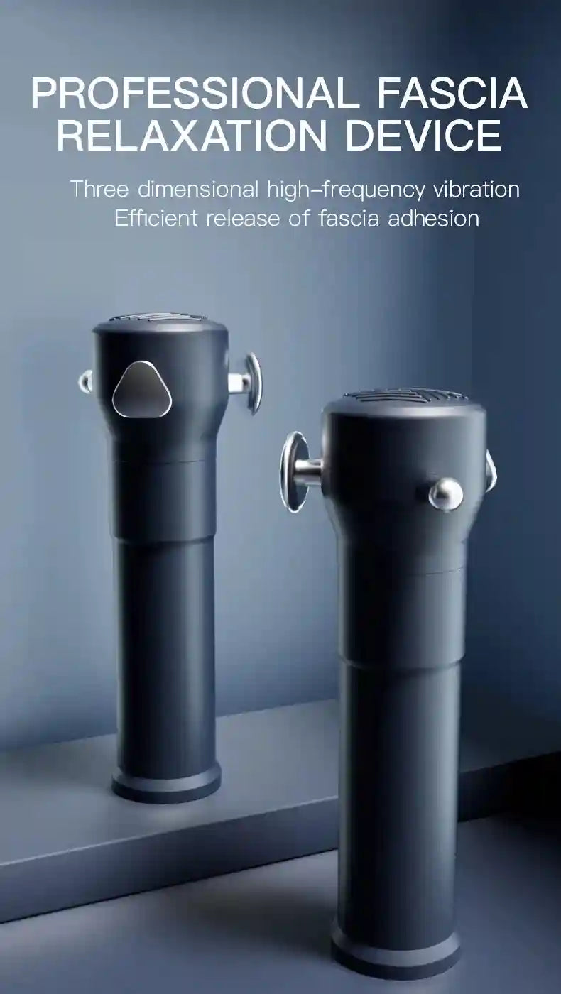 Deep Tissue Massage Gun - Portable Wellness Tool | 3-Speed Black Relaxation Treatment Tidesmit