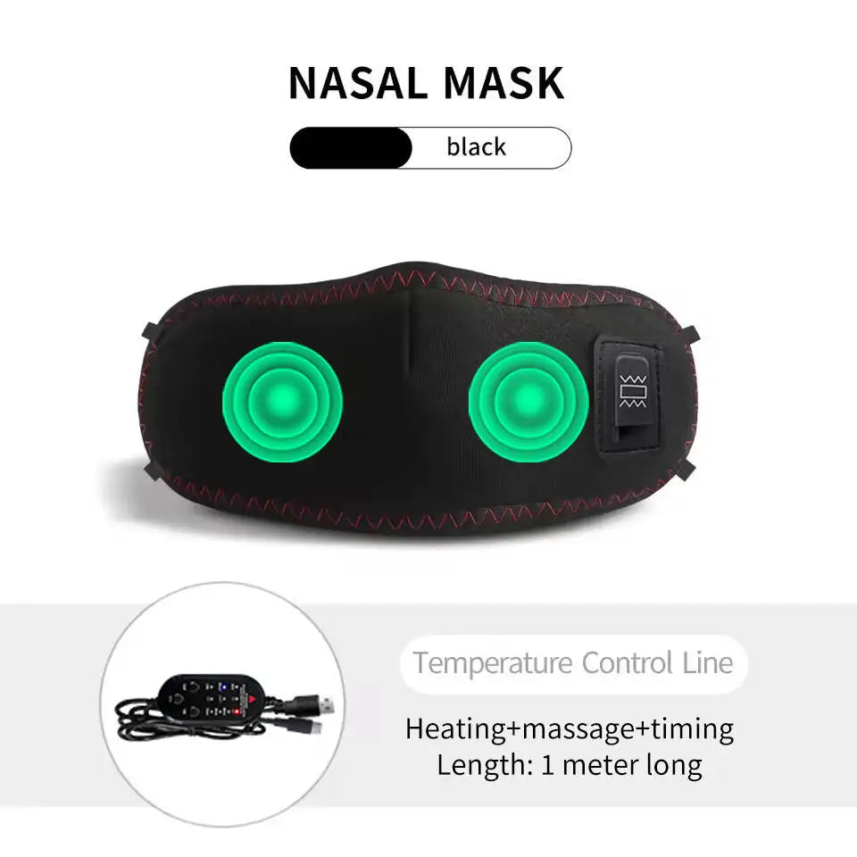 Heated Nose Warmer for Snoring Relief with 3 Gear Temperature Control Relaxation Treatment 5V-Massage Tidesmit