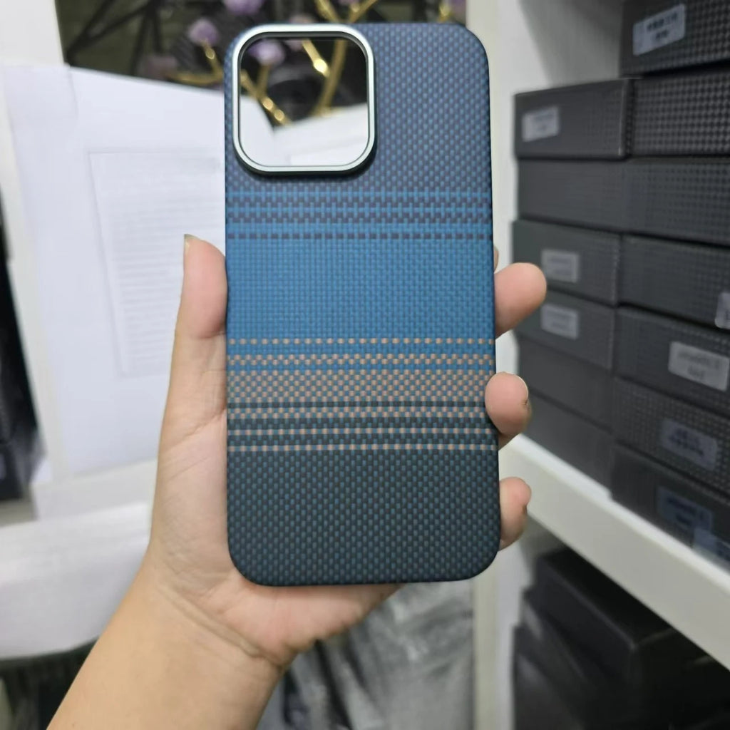 Kevlar Magnetic Phone Case for iPhone 15 and 16 Series | Slim Fit Tidesmit