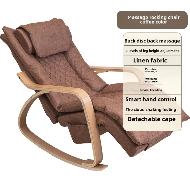 Massage Rocking Chair with Heat Therapy and Electric Reclining - Tidesmit Massage Chairs basic brand 1 Tidesmit