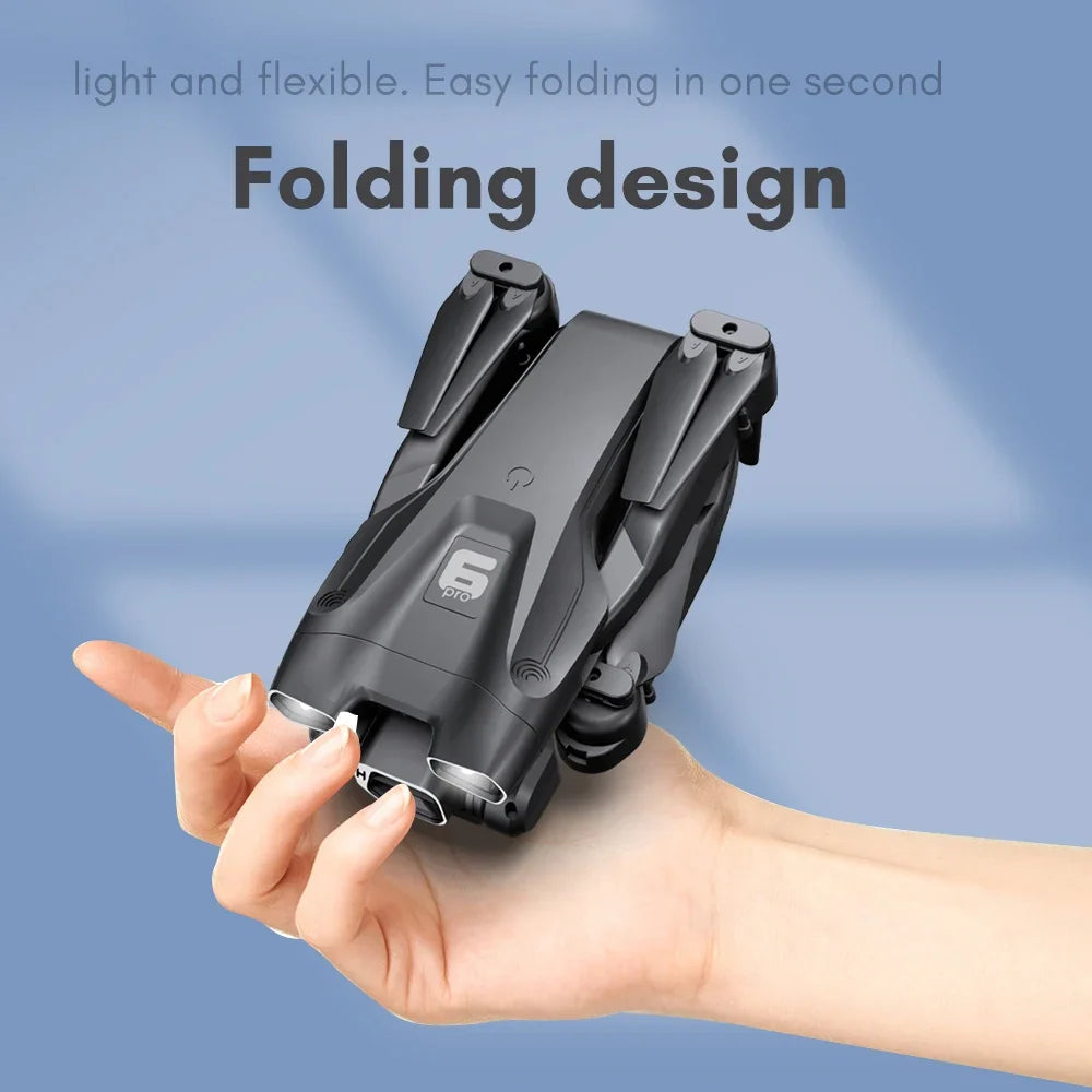 4K Camera Drone with Optical Flow Positioning - Foldable RC Aircraft Tidesmit