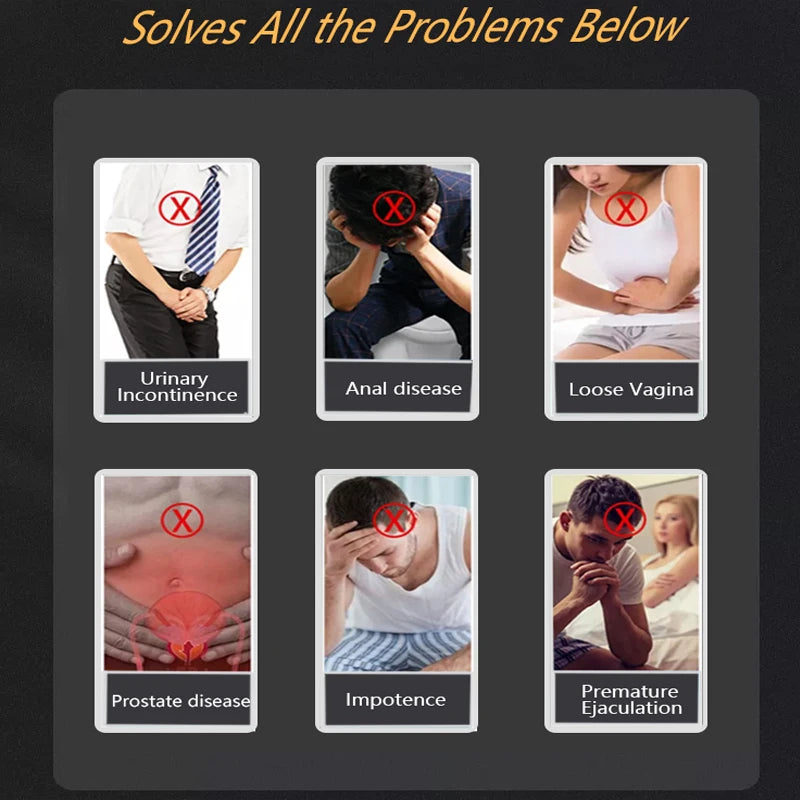 Pelvic Floor Muscle Trainer - Postpartum Recovery Massage Chair Body Shaping Massage Equipment Tidesmit