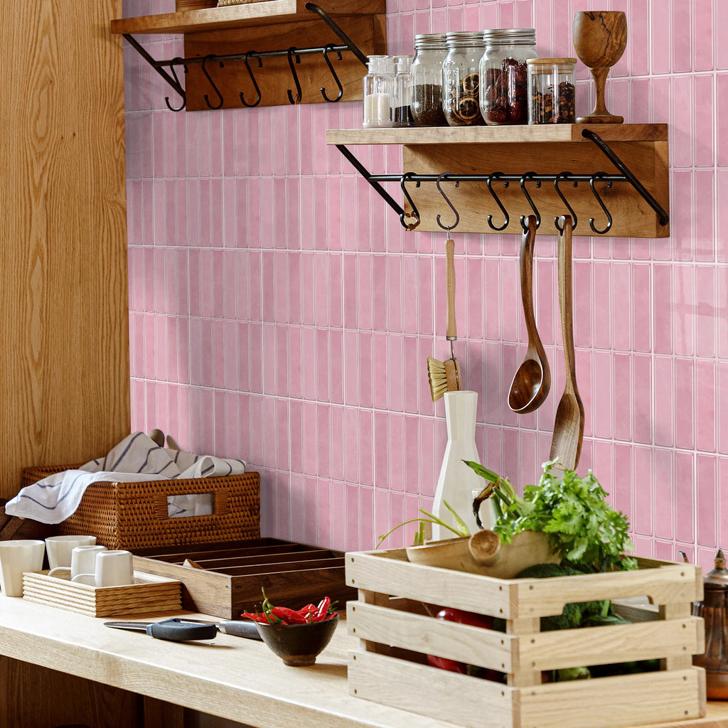 Self-adhesive tile decals, peel-and-stick tile stickers, splash-proof wall decor for kitchens and bathrooms, bedroom decor
