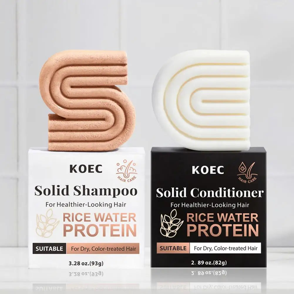 Rice Shampoo Soap Bar Conditioner Natural Organic Rice Solid Shampoo Bar Strengthen Hair Roots Damaged Hair Treatment Hair Care