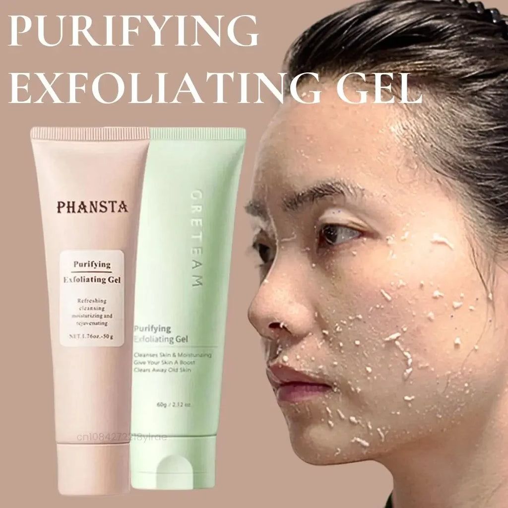 Face Exfoliating Gel | Deep Pore Cleansing & Oil Control Formula Scrubs Treatments Tidesmit