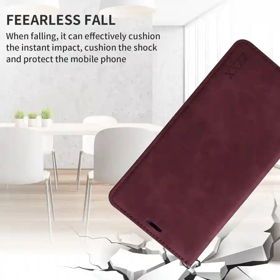 Flip Wallet Phone Case for Xiaomi Redmi Note 11 - Military-Grade Protection Tidesmit