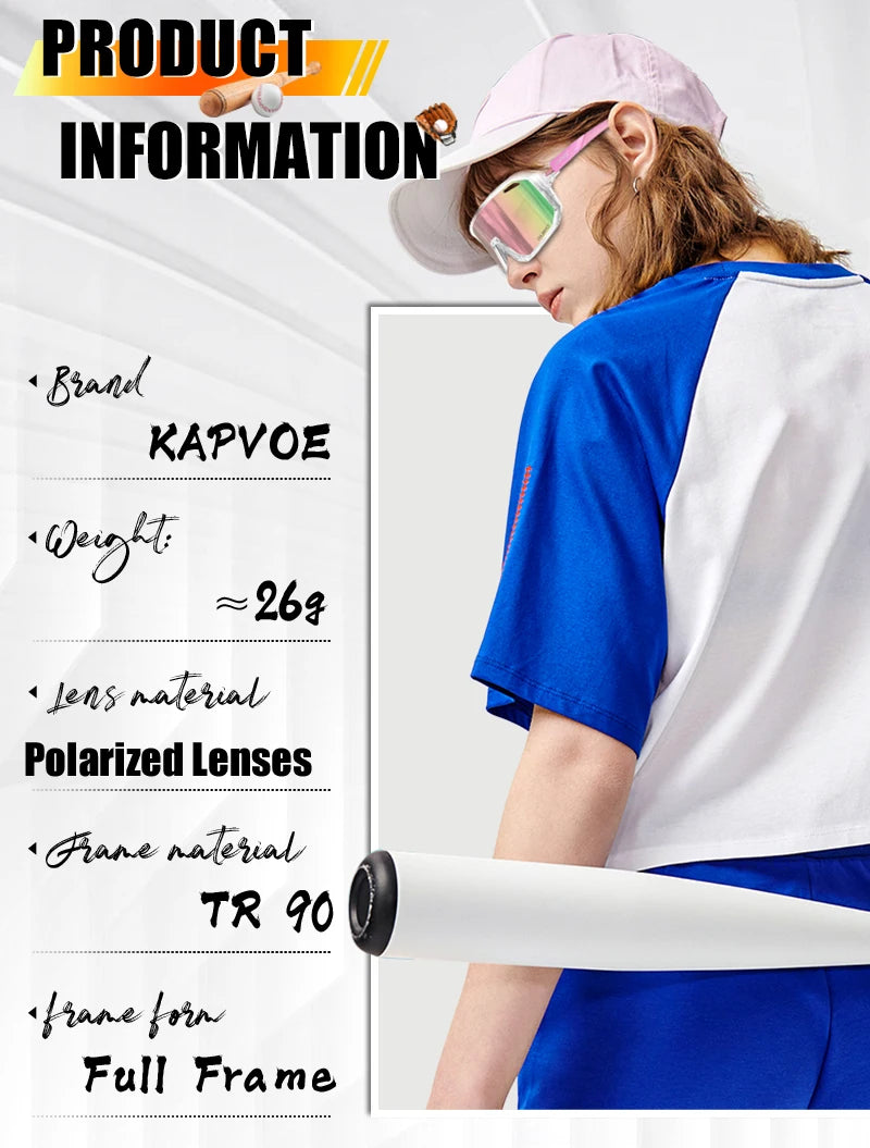 Kapvoe UV400 Polarized Outdoor Bike Cycling Child Sunglasses Teenagers Bicycle Cycling Glasses Sports Boys Girls Goggles Sale