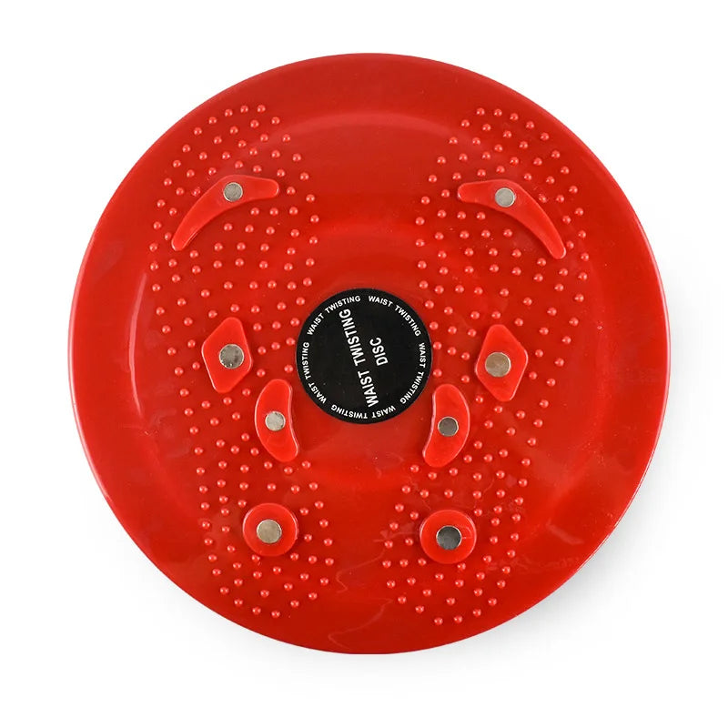 Waist Twisting Disc for Ab Workout - Portable Fitness Board | Tidesmit Body Shaping Massage Equipment Red Tidesmit
