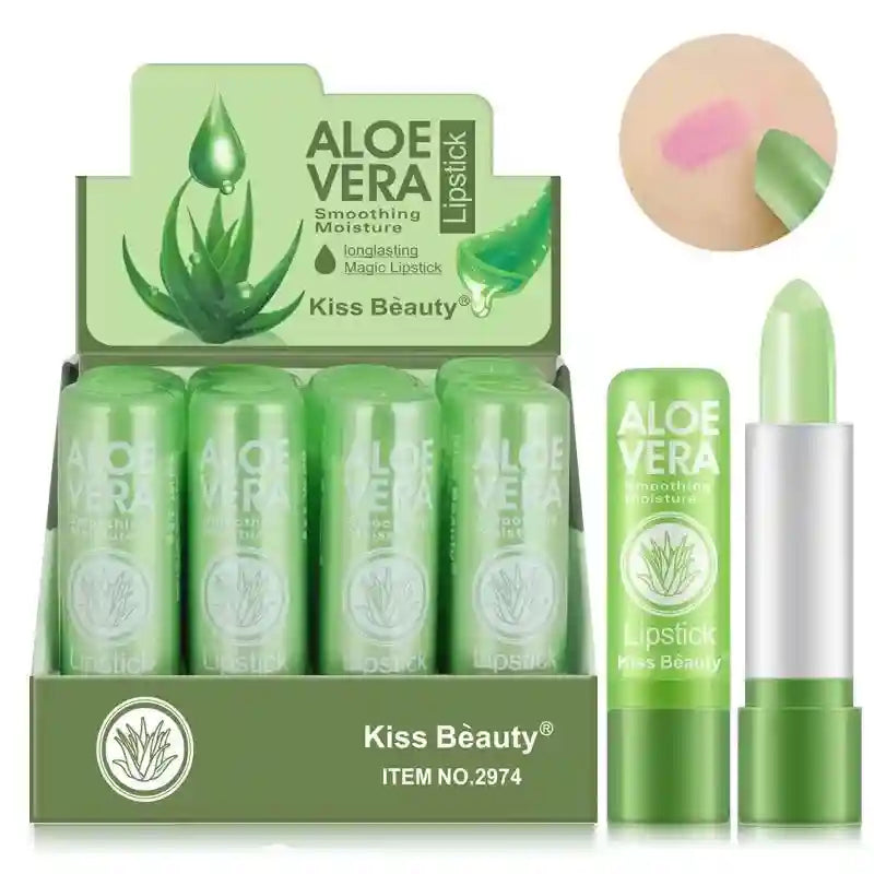 Color Changing Lip Balm - Nourishing Aloe Vera Tinted Treatment Set Lip Care Tidesmit