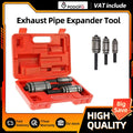 Podofo 1-1/8"to 3-1/2" Exhaust Pipe Expander Muffler Dent Remover Tube Spreader Tool Set with Box for Auto Car