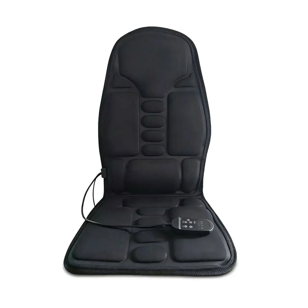 Heated Massage Cushion: Electric Massager for Neck and Back - Black Massage Cushion Tidesmit