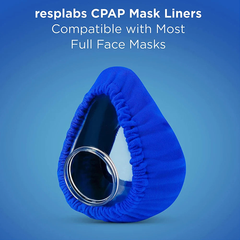 CPAP Mask Liners for Full Face Masks Moisture Wicking, Pressure Reducing, Comfort Enhancing,Washable,Cotton Cover