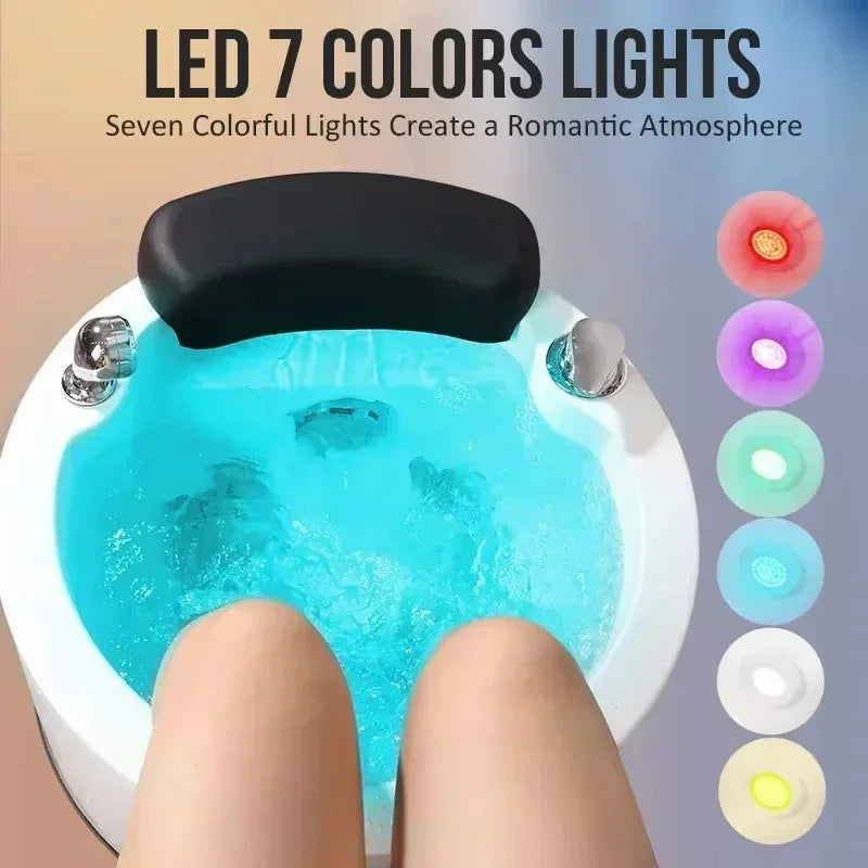 Electric Pedicure Spa Bowl | Surf Massage Foot Bath - 220V/110V Massage Chairs Tidesmit