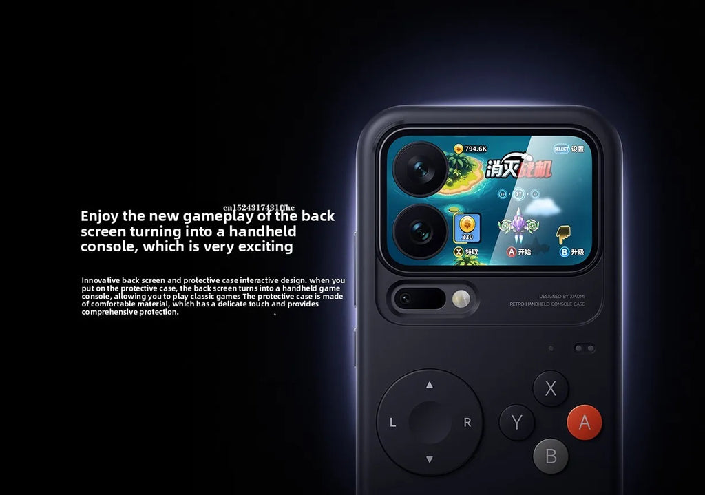 Retro Handheld Console Case for Xiaomi 17 Pro Max | Shock-Absorbing Tidesmit