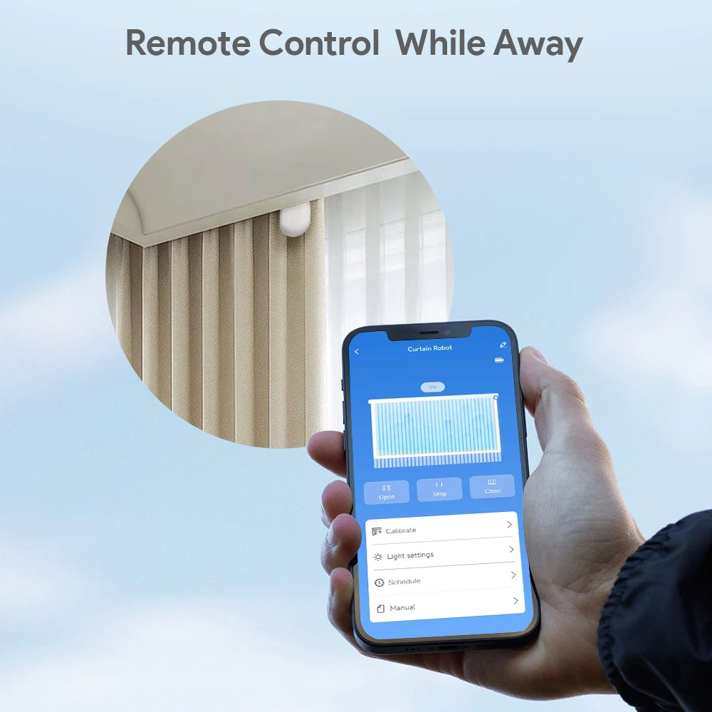 Zigbee Curtain Robot Smart Controller - Voice & App Control for Smart Homes Tidesmit