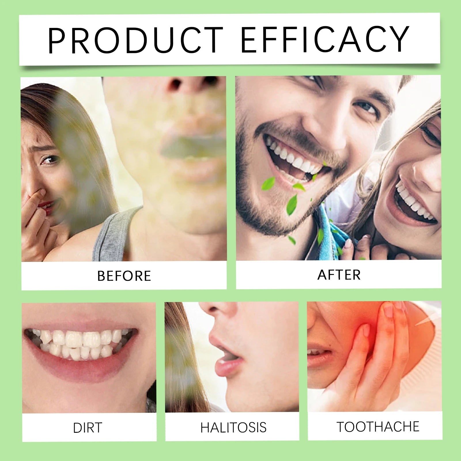 Tidesmit teeth whitening liquid for bad breath treatment, plaque removal, and gum pain relief.