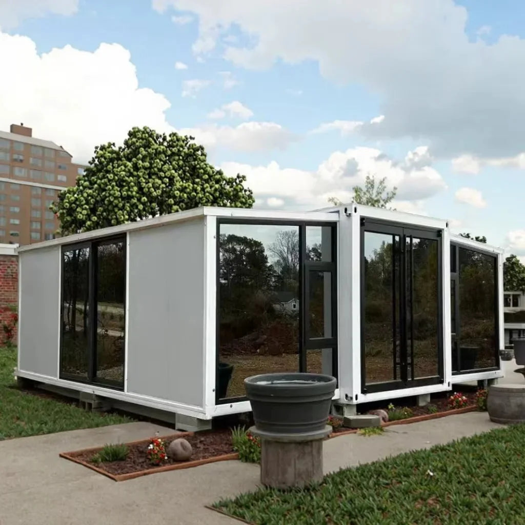 20ft 30ft 40ft Expandable Container House, Custom Modular Prefabricated House, Living, Whole House, Office, Warehouse and Home